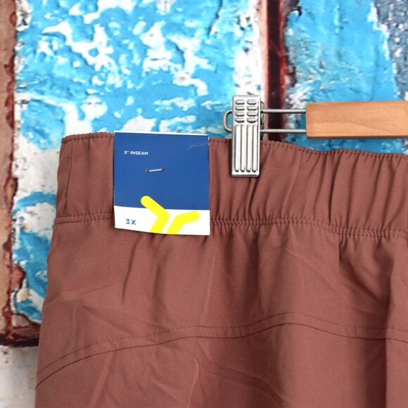Women's Old Navy Mid-Rise StretchTech Core Run Shorts SIZE 3X Warm Taupe NEW - Picture 6 of 8